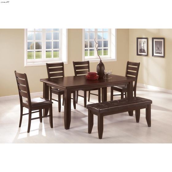 Dalila Cappuccino Rectangle Dining Table 102721-2