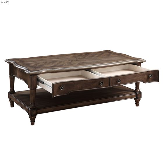 Heath Court Brown Oak Storage Coffee Table 1682-2