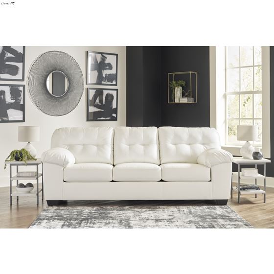 Donlen White Queen Sofa Bed 59703-4
