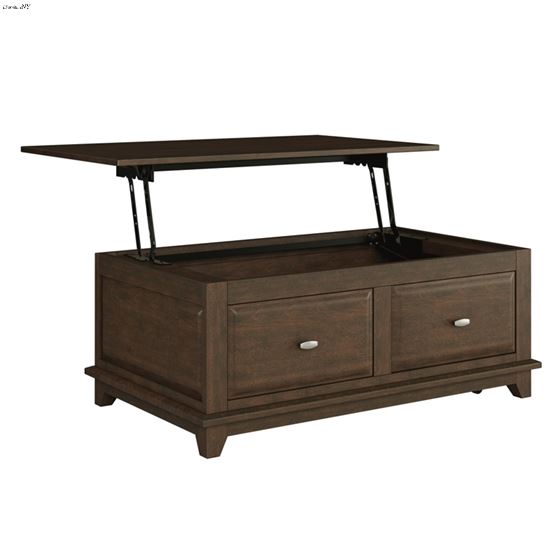 Minot Brown Storage Lift Top Coffee Table 3621-3-2