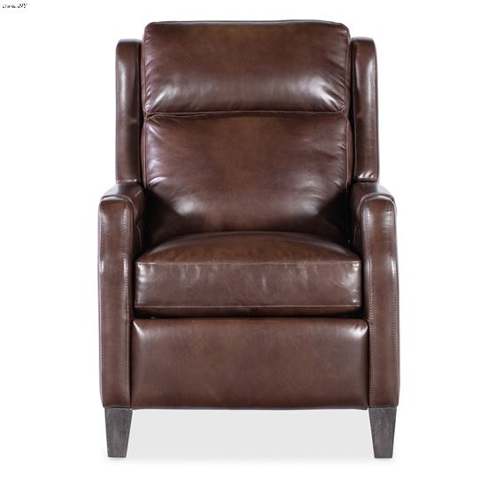 Nelson Dark Roast Leather Power Recliner with P-4