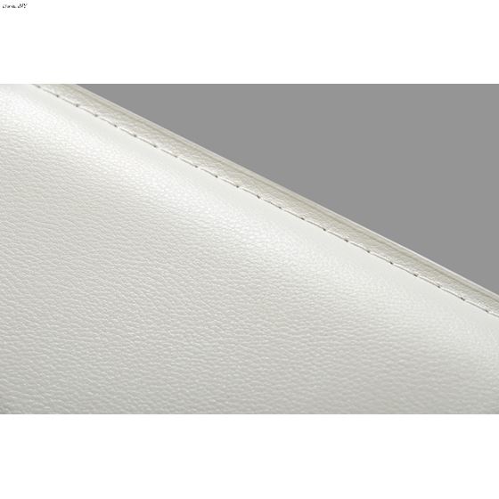 5108 Modern White Eco-Leather Bar Stool- 4