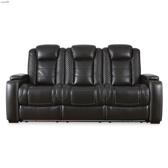 Party Time Midnight Power Reclining Sofa 37003-2