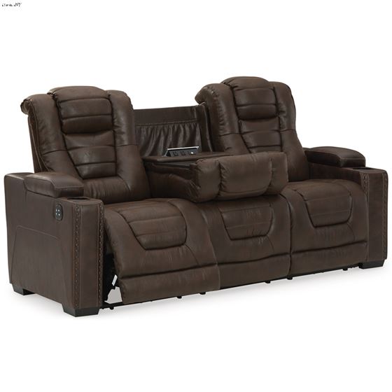 Owner's Box Thyme Leather Power Reclining S-2