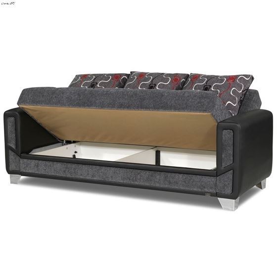 Mondo Modern Grey Fabric Sofa by CasaMode 2
