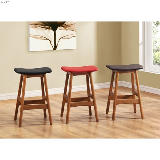 Ride Collection Counter Height Stool 1188bk-24 in set
