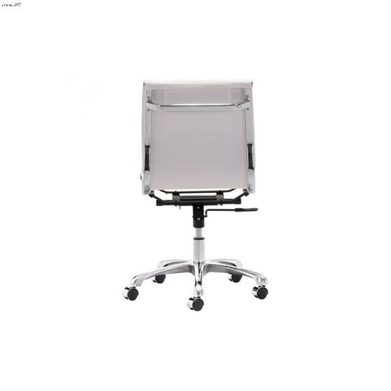 Lider Plus Armless Office Chair - White - 4