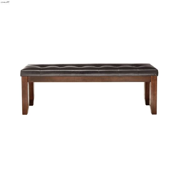 Ameillia 60 Inch Dark Oak Dining Bench 586-14 front