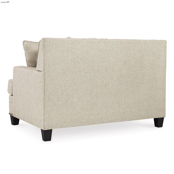 Caladeron Linen Track Arm Loveseat 15602-4