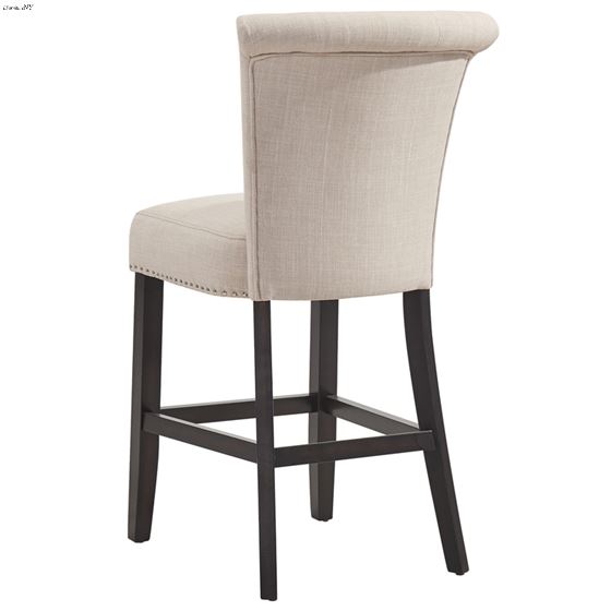 Selma 26" Counter Stool Beige and Coffee 203-221 back