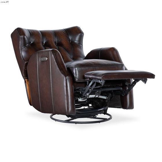 Henderson Vortex Leather Power Swivel Glider Re-2