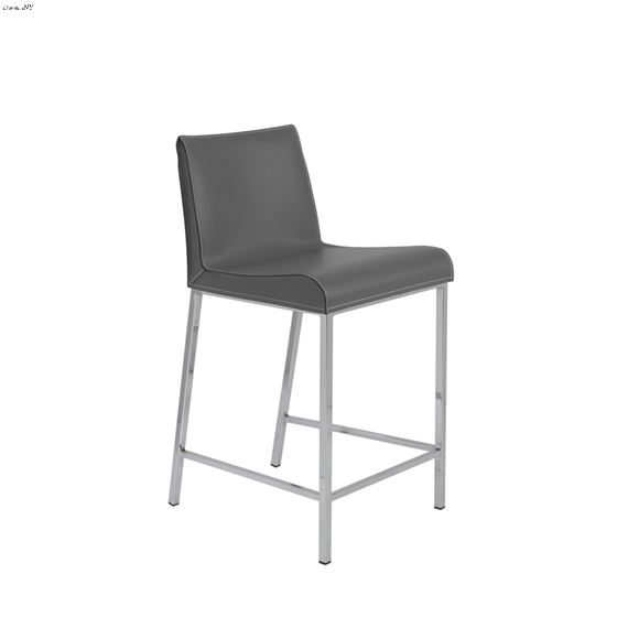 Cam Grey Counter Stool 15202GRY by Euro Style