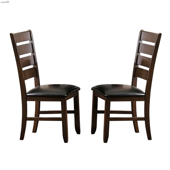 Ameillia Dark Oak Dining Side Chair 586S Set