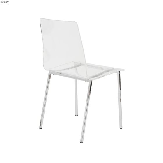Chloe Clear Acrylic Side Chair - Set of 4-4