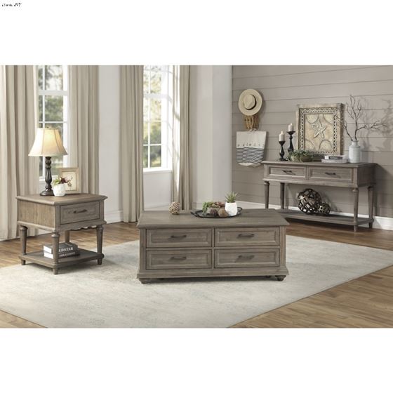 Cardano Driftwood Brown Trunk Style Coffee Table-4