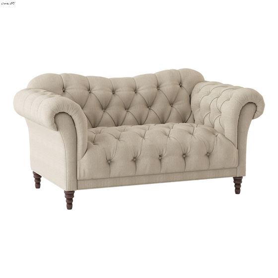 St. Claire Beige Fabric Love Seat 8469-2 By Homelegance 2
