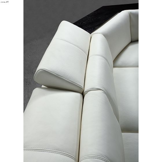 Contemporary Leather Sectional- 4