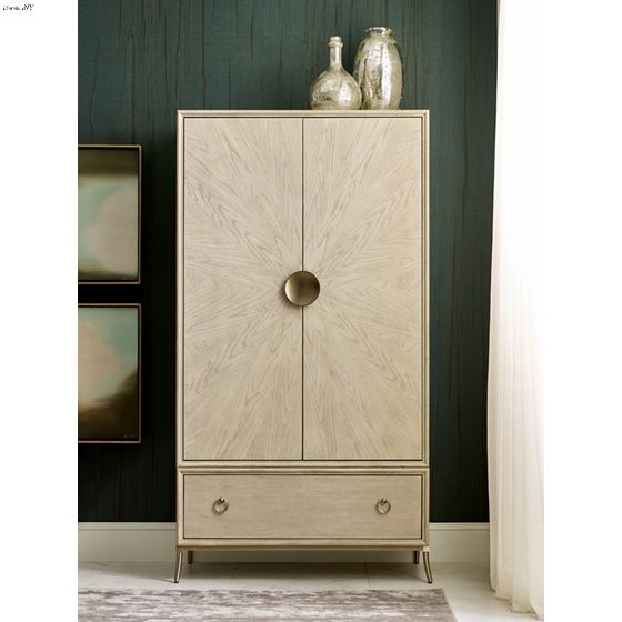 Lenox Collection Astral 2 Door and 5 Drawer ArmoireAmerican Drew Lenox Astral 2 Door Armoire