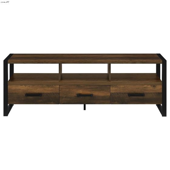 James Dark Pine 60 inch 3 Drawer TV Stand 70428-4