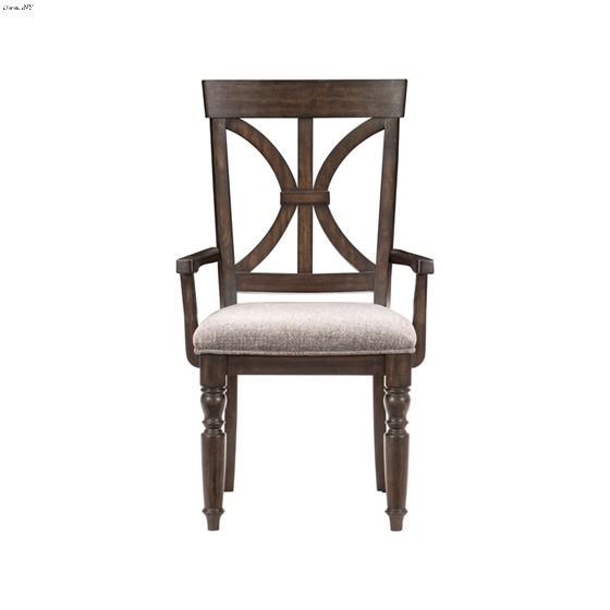 Cardano Driftwood Charcoal Dining Arm Chair