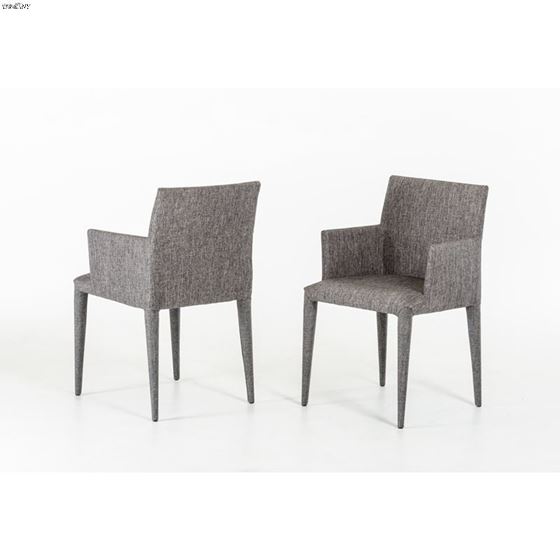 Medford Modern Grey Fabric Dining Chair-2