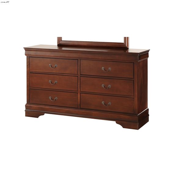 Mayville Cherry 6 Drawer Dresser 2147-5 by Homelegance