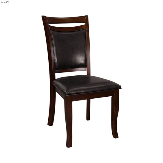Homelegance Maeve Dark Cherry Side Chair 2547S