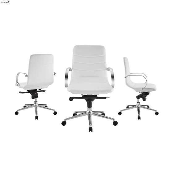 Horizon White Eco - Leather Office Chair - 2