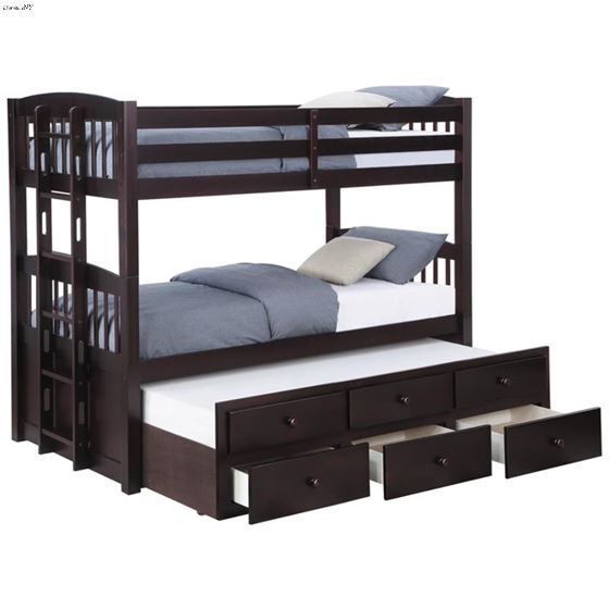 Kensington Twin Over Twin Bunk Bed With Trundle 460071