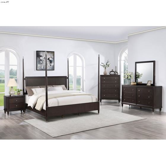 Coaster Emberlyn Brown King Poster Bedroom set