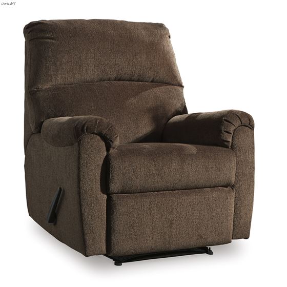 Nerviano Chocolate Fabric Recliner 10802-2