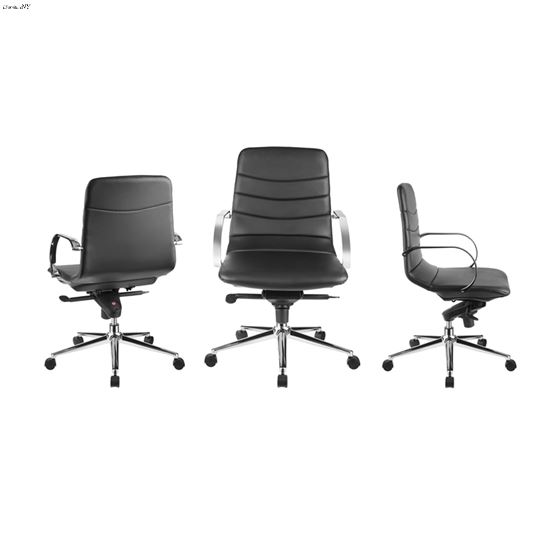Horizon Black Eco - Leather Office Chair