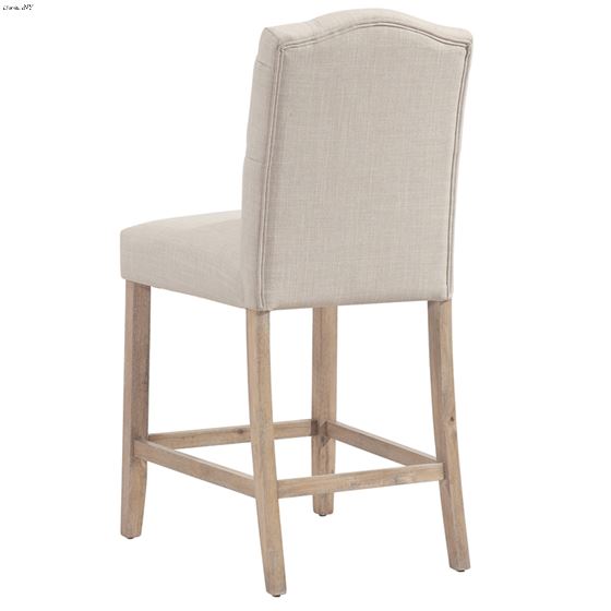 Lucian 26 Inch Beige Counter Stool 203-157 Back