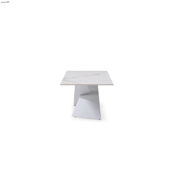 Modern 6046 White Ceramic Top Coffee Table-2