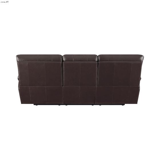 Clifford Chocolate Leather Reclining Sofa 600281-4