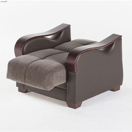 Bennett Chair in Armoni Brown by Istikbal open