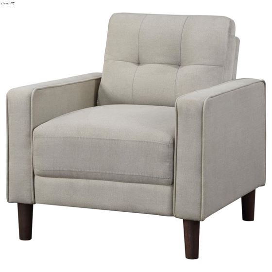 Bowen Beige Track Arm Tufted Accent Chair 50678-4