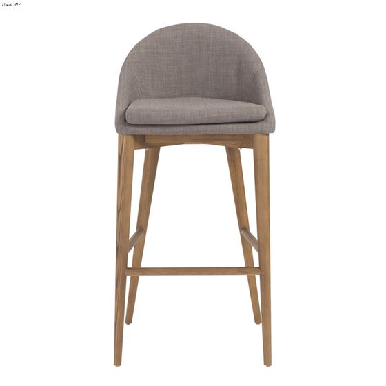 Baruch Dark Grey Counter Stool 38677DKGRY Front