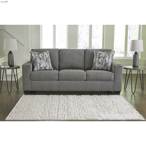 Deltona Graphite Fabric Queen Sofa Bed 51205-4