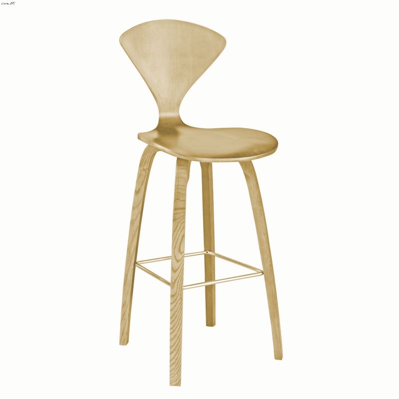 Wooden Bar Chair 30" FMI9253 Natural By Fine Mod Imports