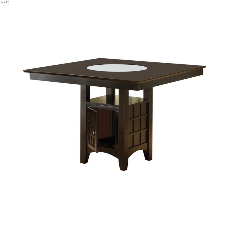 Gabriel Cappuccino Square Counter Height Dining Ta