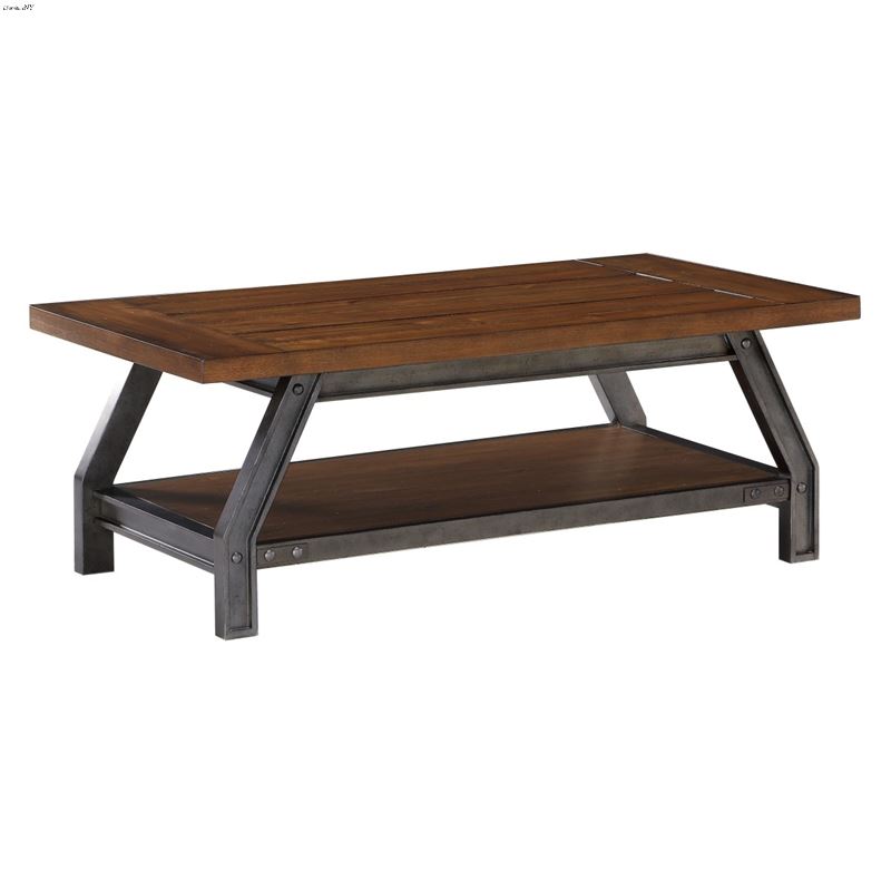 Holverson Rustic Brown Coffee Table 1715-30