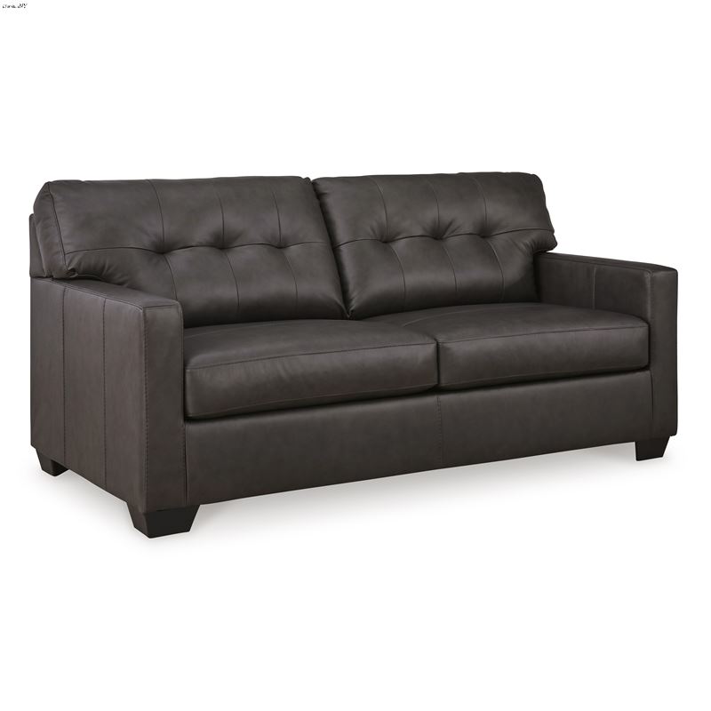 Belziani Storm Leather Tufted Sofa 54706