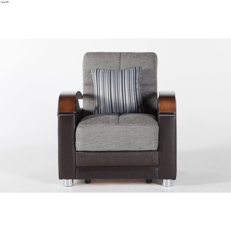 Luna Chair In Fulya Grey By Istikbal