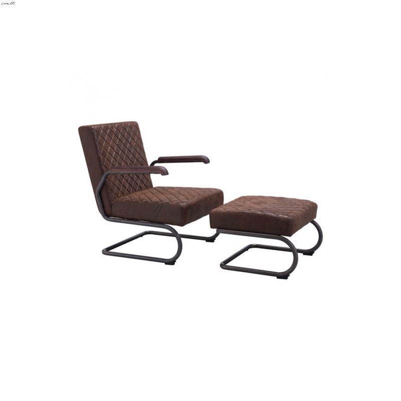 Father Lounge Chair 100406 Vintage Brown