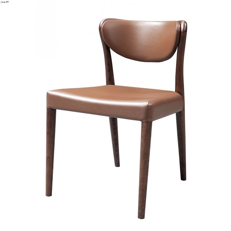 Union Modern Brown Oak Dining Chair