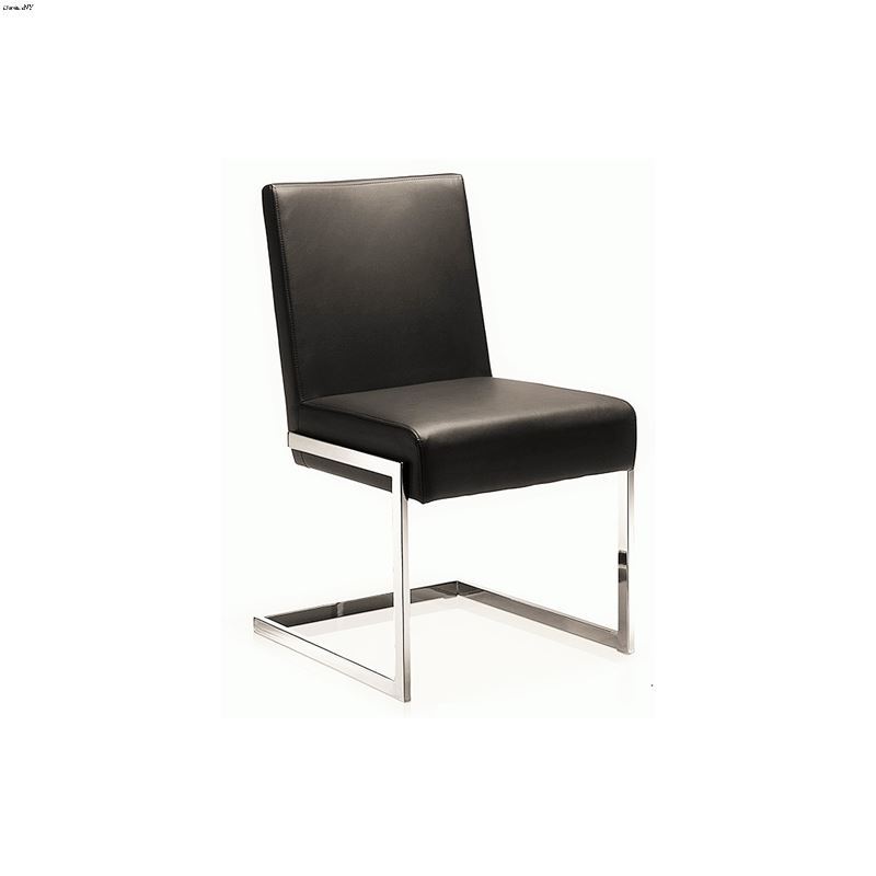 Fontana Brown Eco - Leather Dining Chair by Casabi