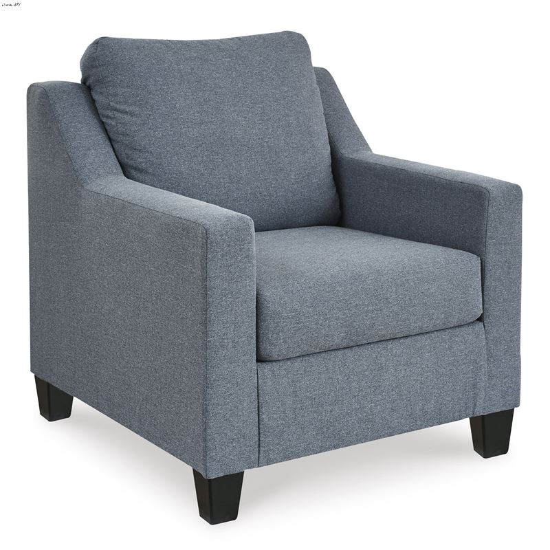 Lemly Twilight Blue Fabric Chair 36702