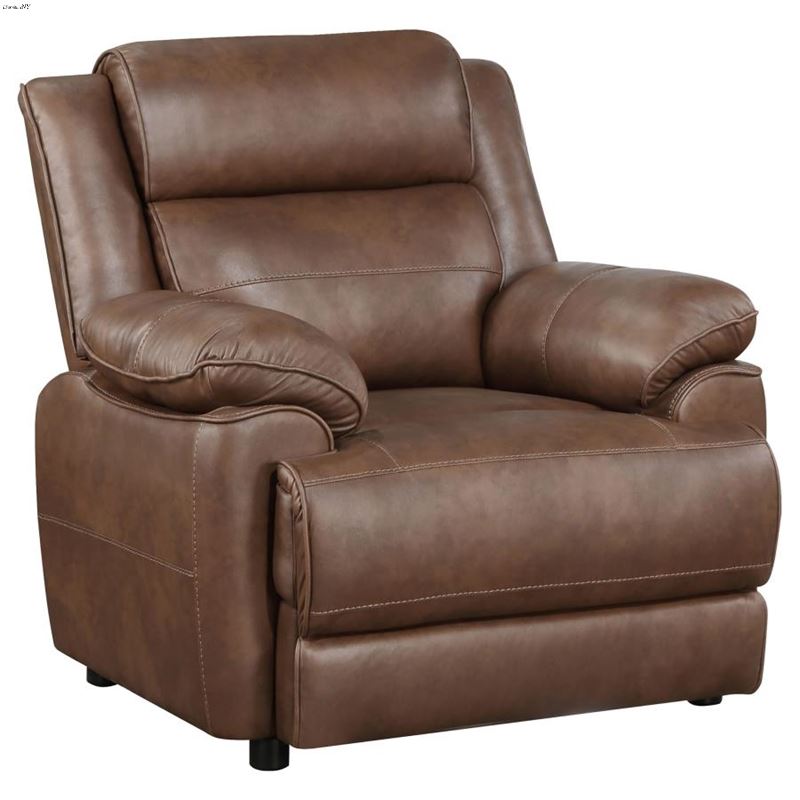 Ellington Dark Brown Padded Arm Chair 508283