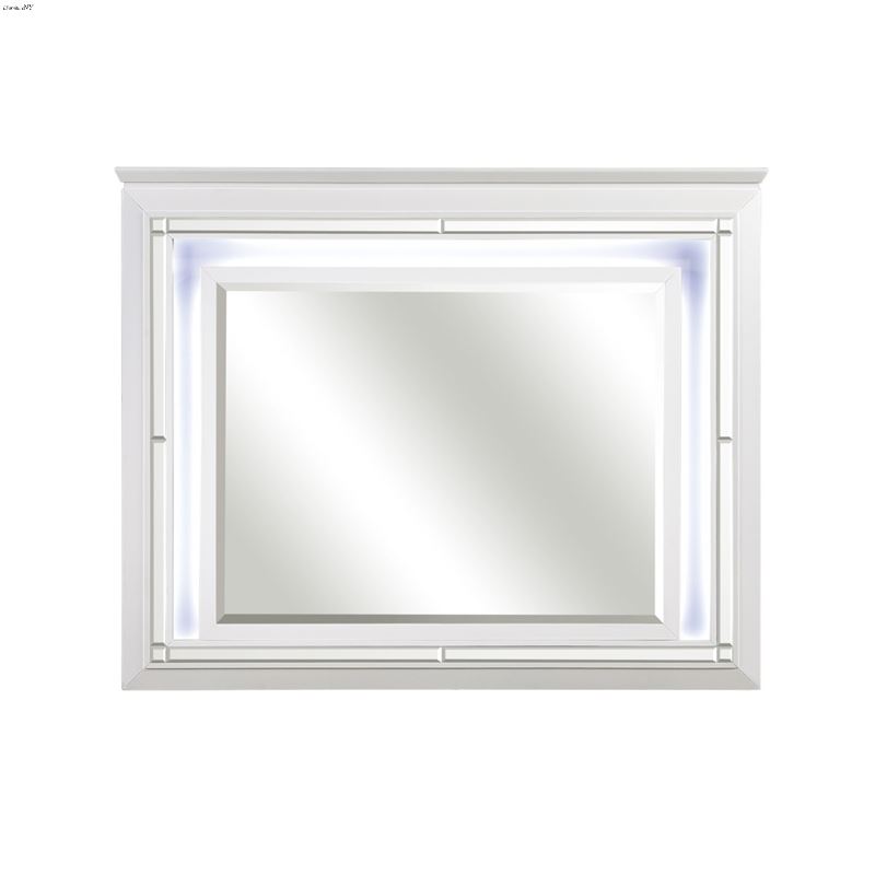 Allura White Mirror with LED Light 1916W-6